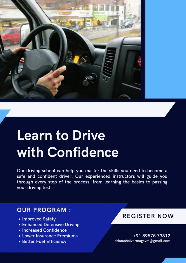 driving school poster